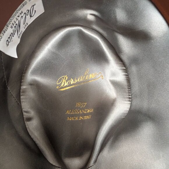 2014 Borsalino Classic Brown Fedora - nearly unworn - Size 57 (7 1/8) - Picture 8 of 9